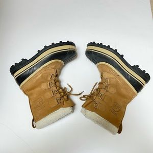 Sorel Caribou Waterproof Boot in Buff NL1005-280